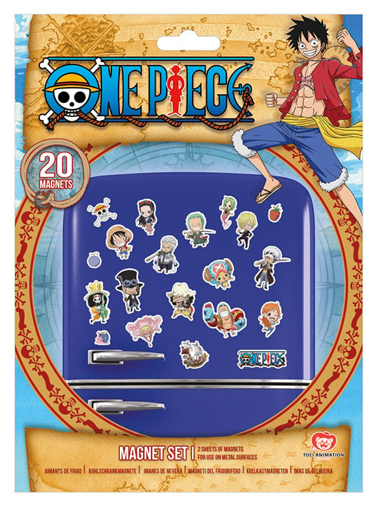 Pack 20 aimants Chibi - One Piece