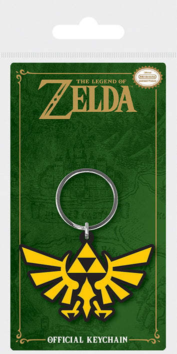 Nintendo - Porte clé en caoutchouc - The legend of Zelda - Tri-force