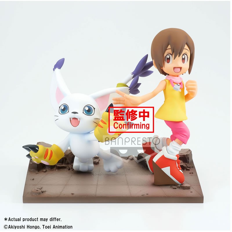Figurine Hikari & Tailmon - Digimon Adventure - DXF