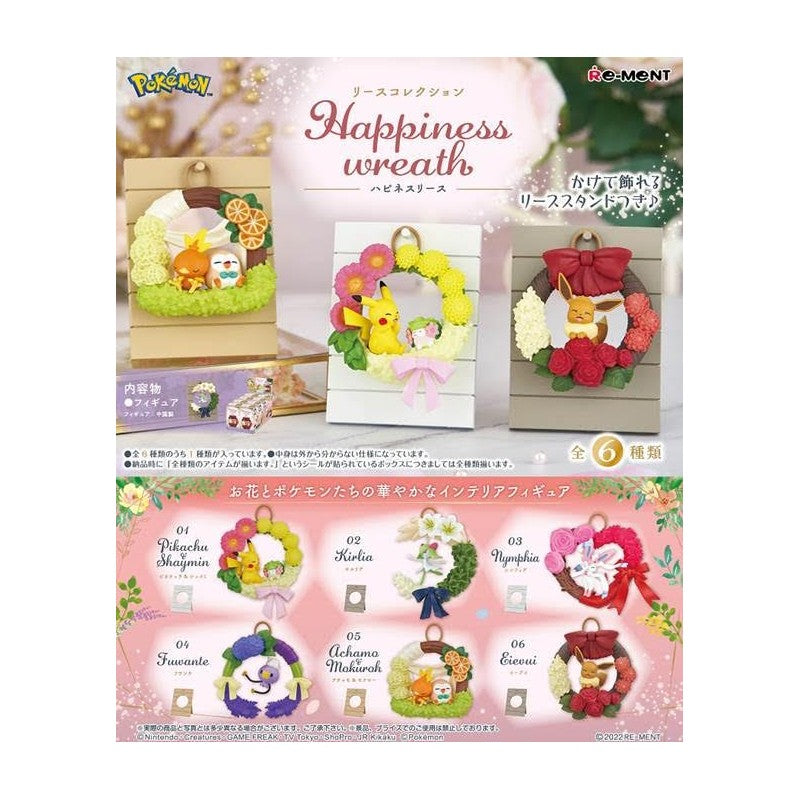 Mystery box Figurine Terrarium Collection Happiness Wreath - Pokémon - Re-Ment