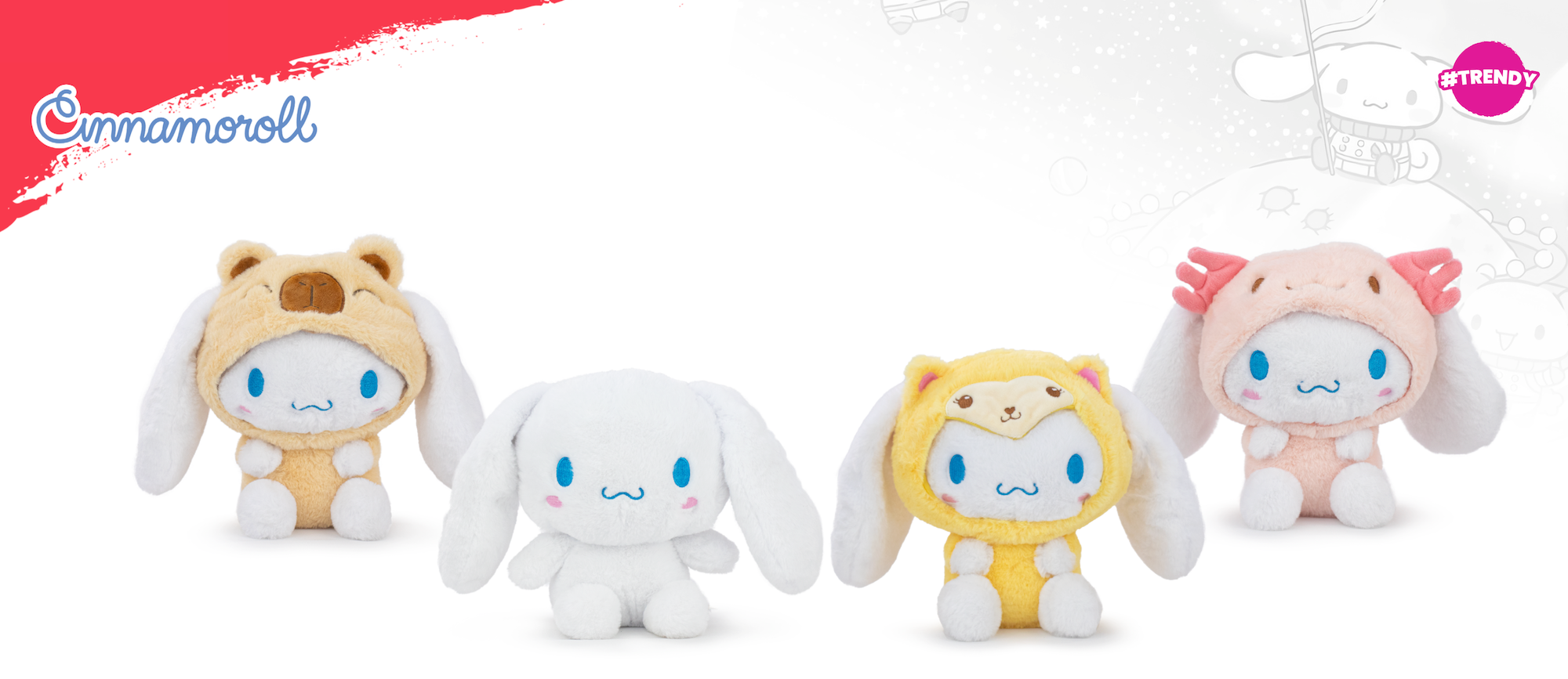 Peluche Cinnamoroll 22cm - Sanrio Hello Kitty & Friends
