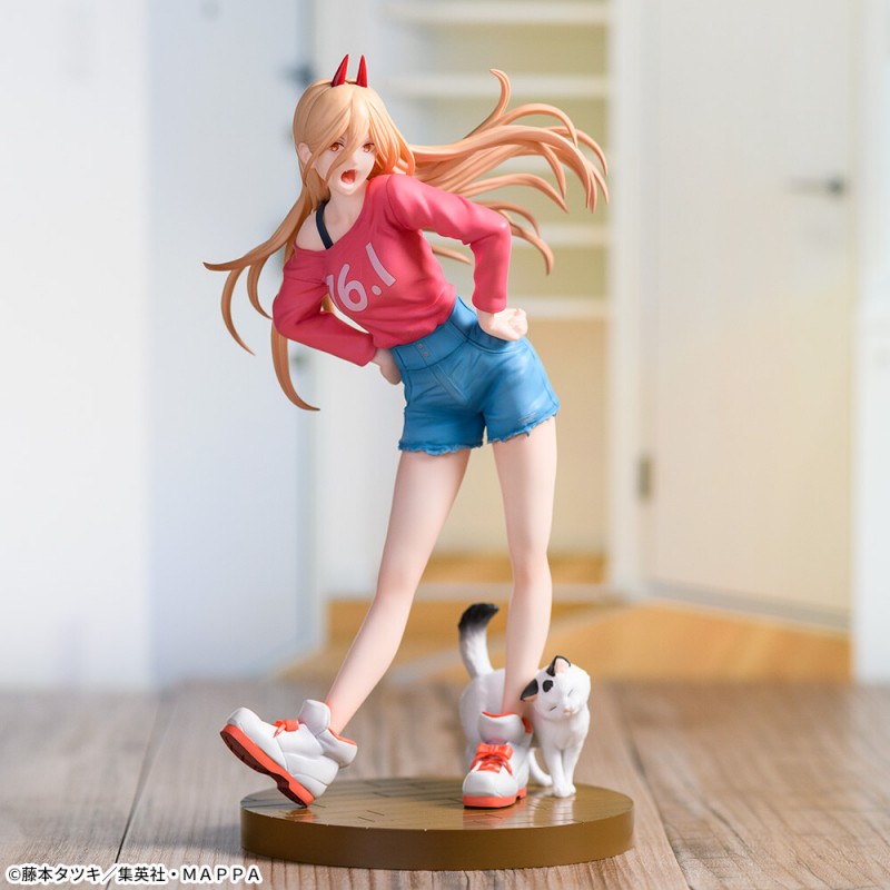 Figurine Power & Nyaako - Chainsaw Man - Luminasta