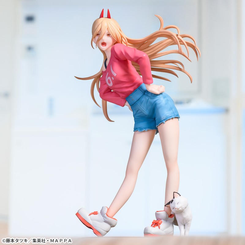 Figurine Power & Nyaako - Chainsaw Man - Luminasta