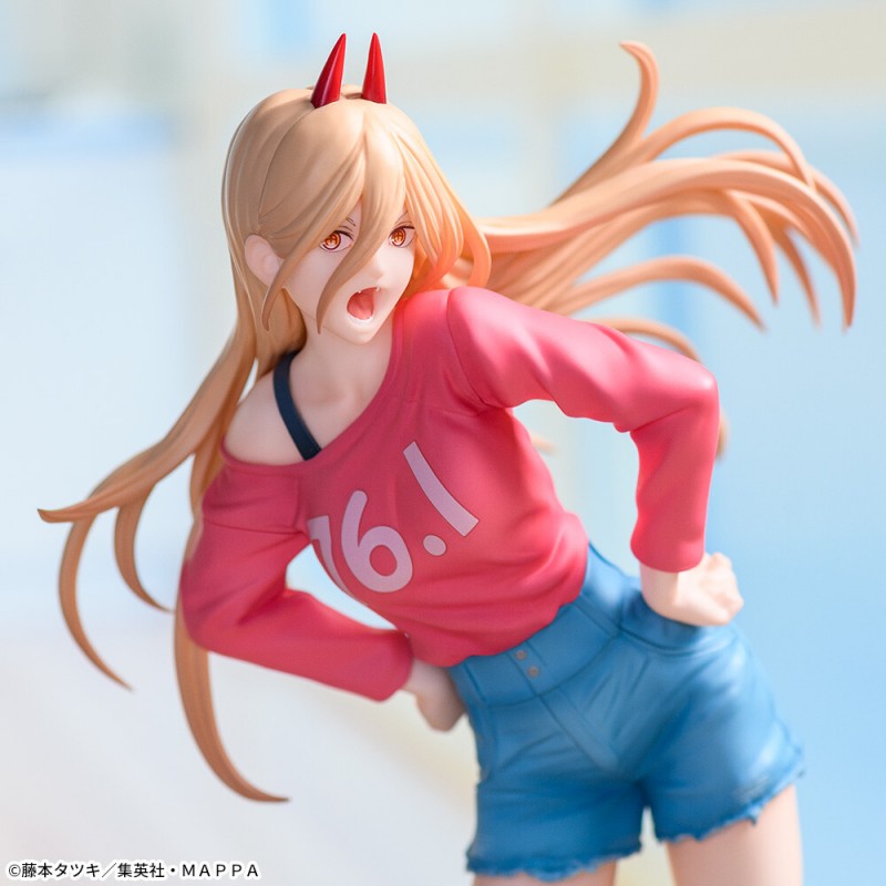 Figurine Power & Nyaako - Chainsaw Man - Luminasta