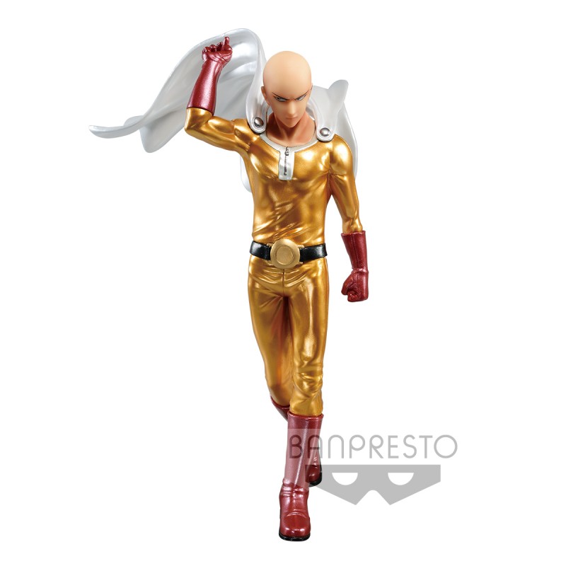 Figurine Saitama Metalic Color - One Punch Man - DXF Premium (Modèle d'expo)