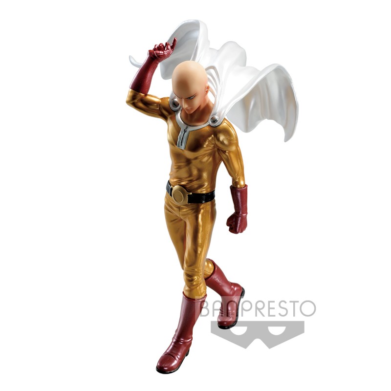 Figurine Saitama Metalic Color - One Punch Man - DXF Premium (Modèle d'expo)