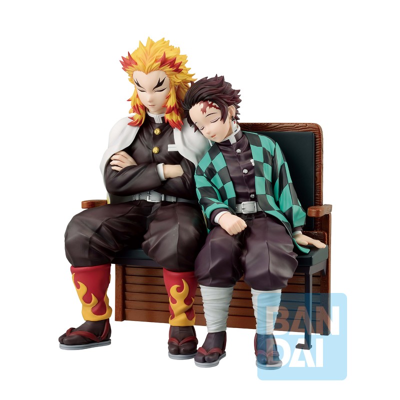Figurine Kyojuro Rengoky & Tanjiro Kamado (ArtScale Memoria (Locus)) - Demon Slayer: Kimetsu no Yaiba - Ichibansho Figure