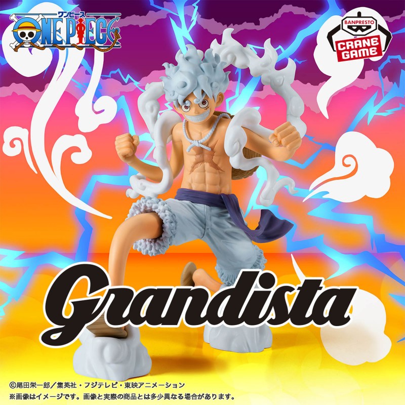 Figurine Monkey D. Luffy Gear 5 - One Piece - Grandista
