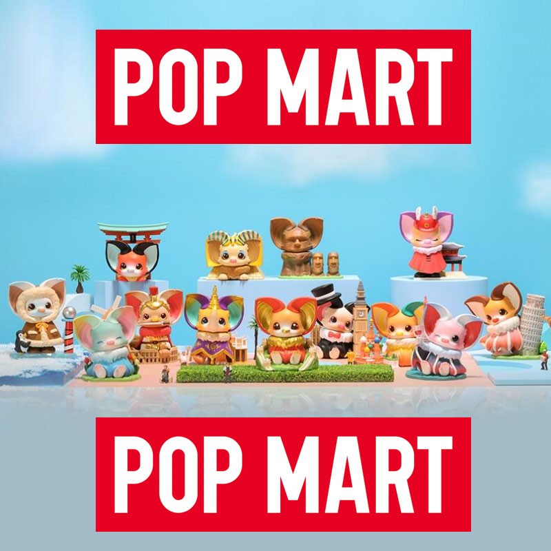 Mystery Box Yoki Travel Around The World - Pop Mart (Dernière pièce, modèle d'expo)