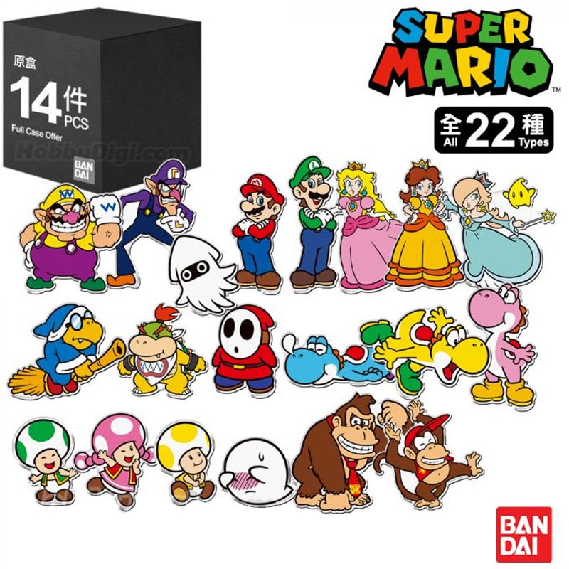 Aimants Super Mario Vol . 2 - Super Mario - Acrylic Magnets Collection