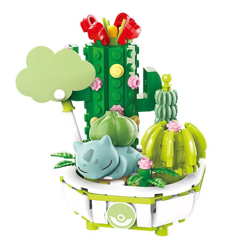 Bulbizarre Pot de Fleur - Pokémon - Keeppley Block