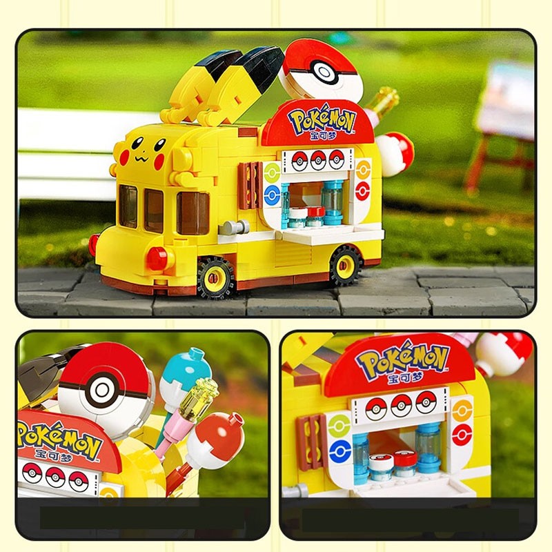 Keeppley Block Mini Pokeball Car - Pokemon