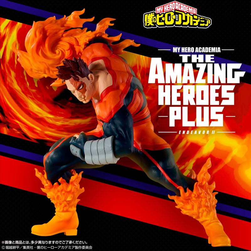 Figurine Endeavor II - My Hero Academia - The Amazing Heroes Plus