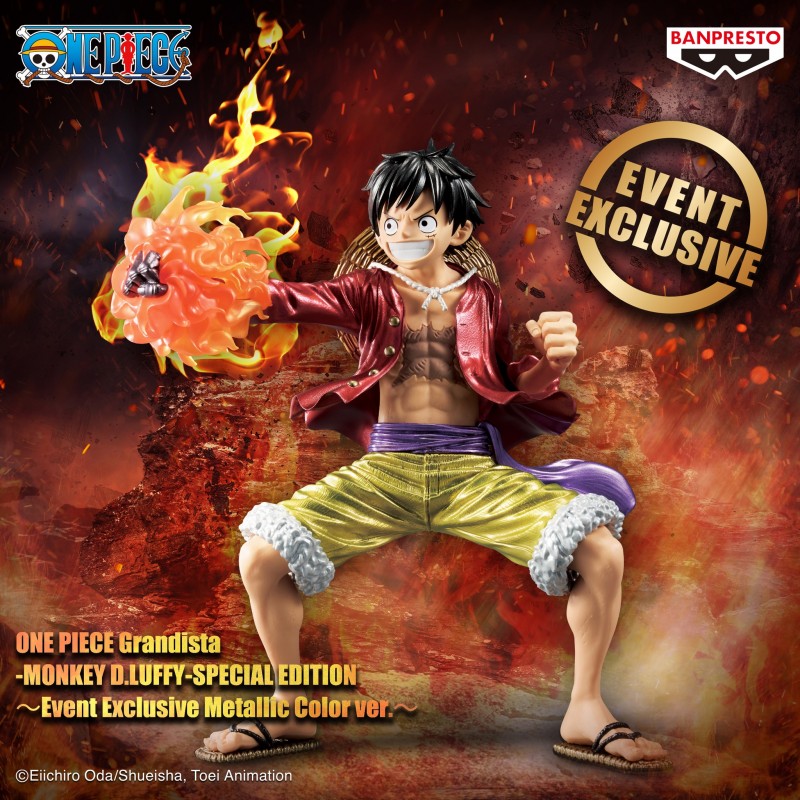 Figurine Monkey D. Luffy - One Piece - Grandista Special Edition