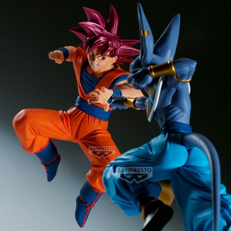 Figurine Son Goku SSJ God - Dragon Ball Super - Match Makers (VS Beerus)