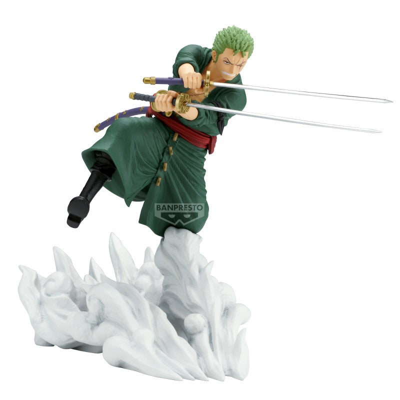 Figurines duo Roronoa Zoro & S-Hawk - One Piece - Senkozekkei