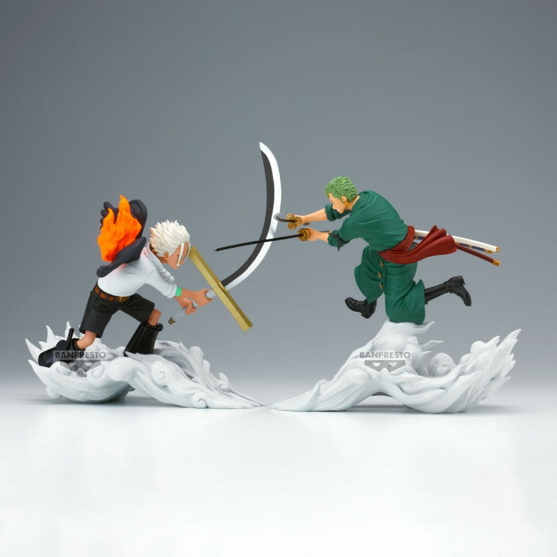 Figurines duo Roronoa Zoro & S-Hawk - One Piece - Senkozekkei