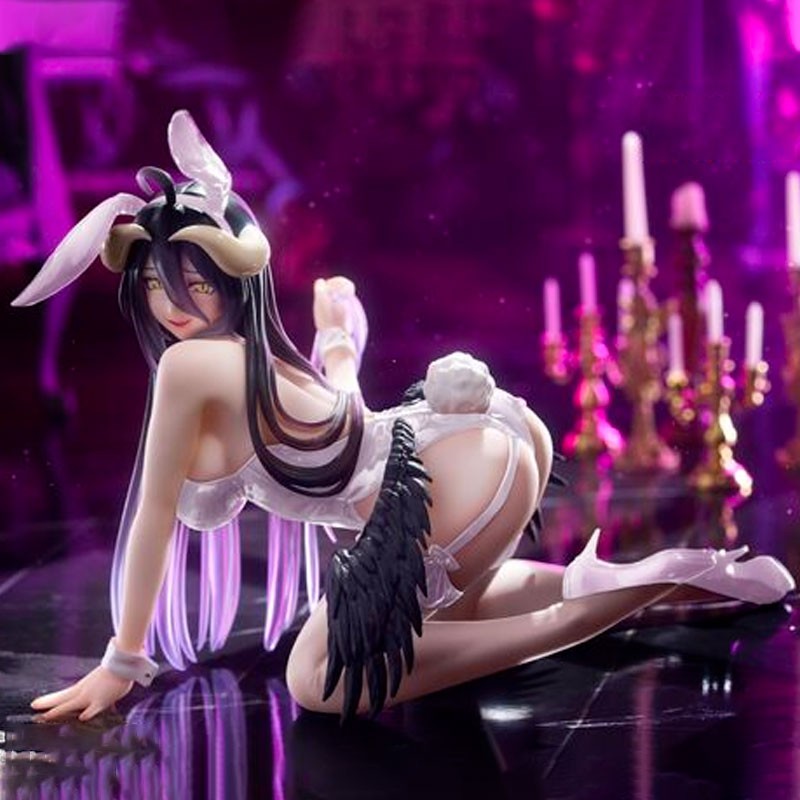 Figurine Albedo Bunny Ver. blanche - Overlord IV - Desktop Cute