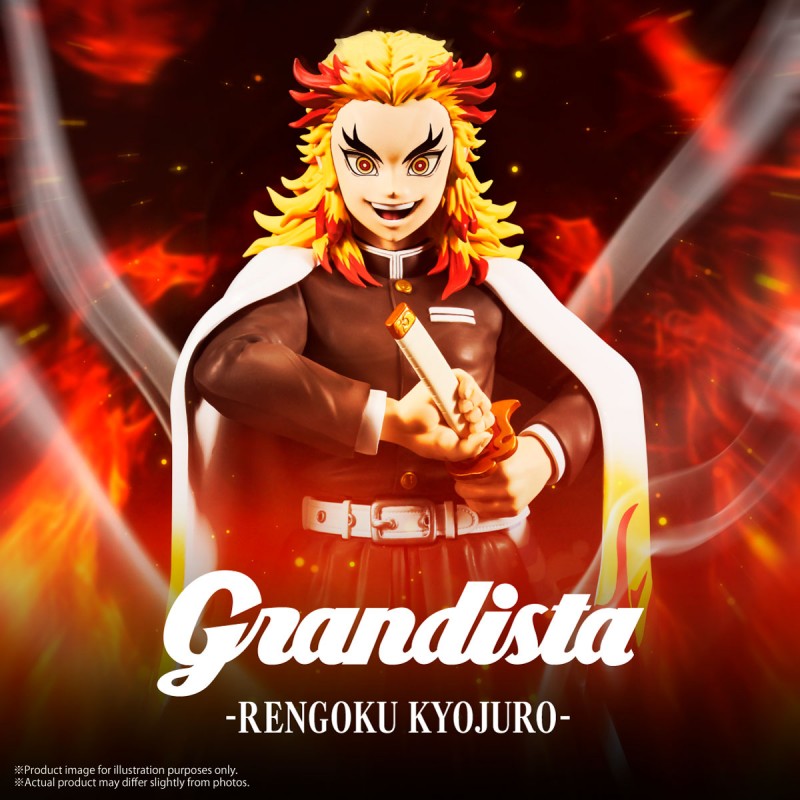 Figurine Kyojuro Rengoku - Demon Slayer: Kimetsu no Yaiba - Grandista
