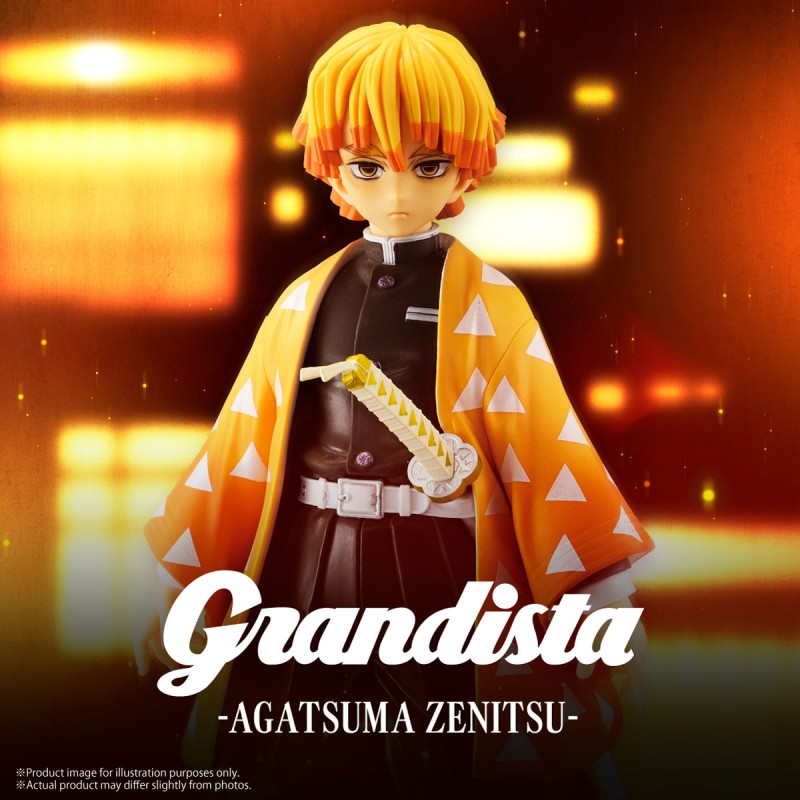 Figurine Zenitsu Agatsuma Ver. A - Demon Slayer: Kimetsu no Yaiba - Grandista