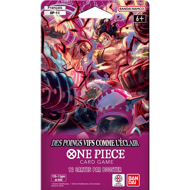 Booster OP11 Des poings vifs comme l'éclair (Blister) FR - One Piece TCG