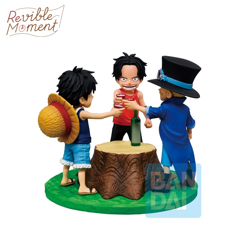 Figurine Ace & Sabo & Luffy - One Piece - Ichibansho Dramatic Memories