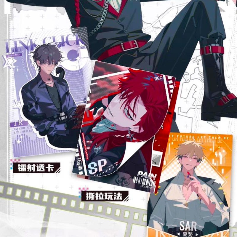 Booster Music Live Collection Card Vol. 1 (3 cartes) - Link Click - Card Fun