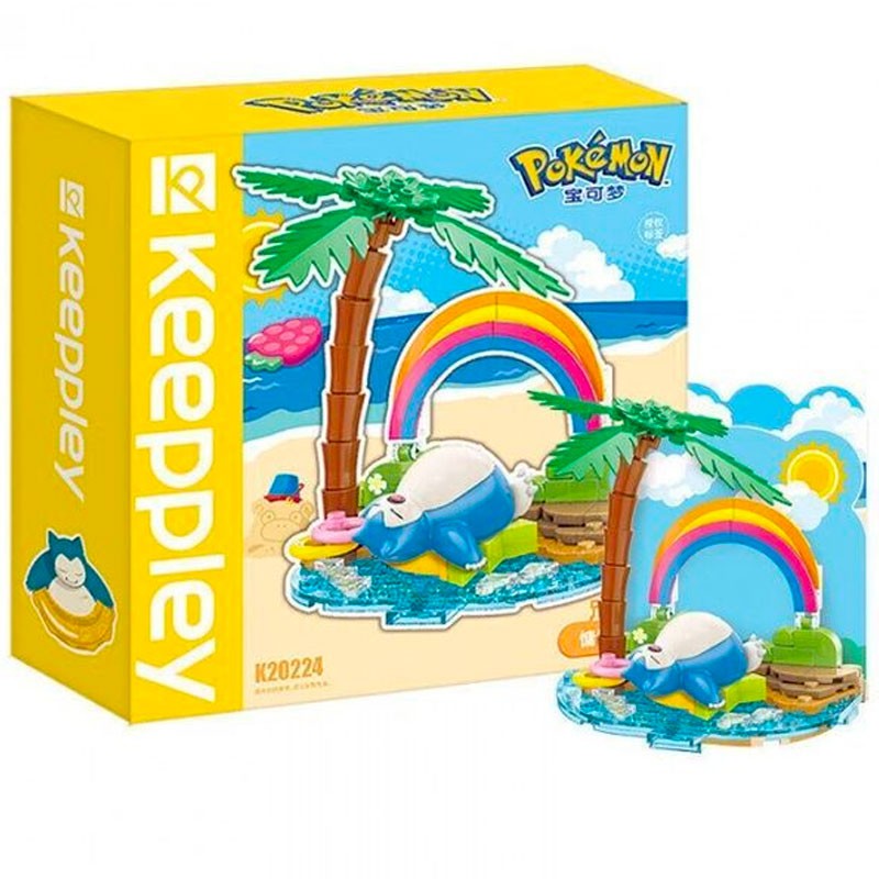 Ronflex Prend une sieste - Pokémon - Keeppley Block