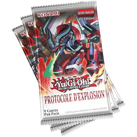 Pack de 3 Boosters Protocole d'Explosion FR - YU-Gi-Oh JCC