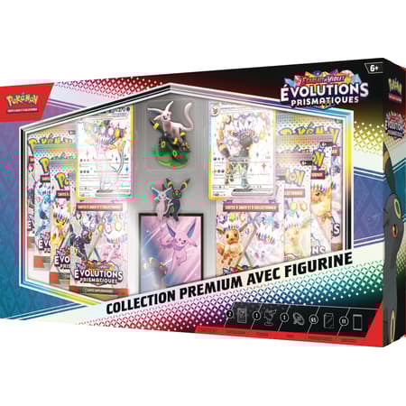 Coffret collection Premium Figurine EV 8.5 Évolution Prismatique - Pokémon JCC - Écarlate et Violet