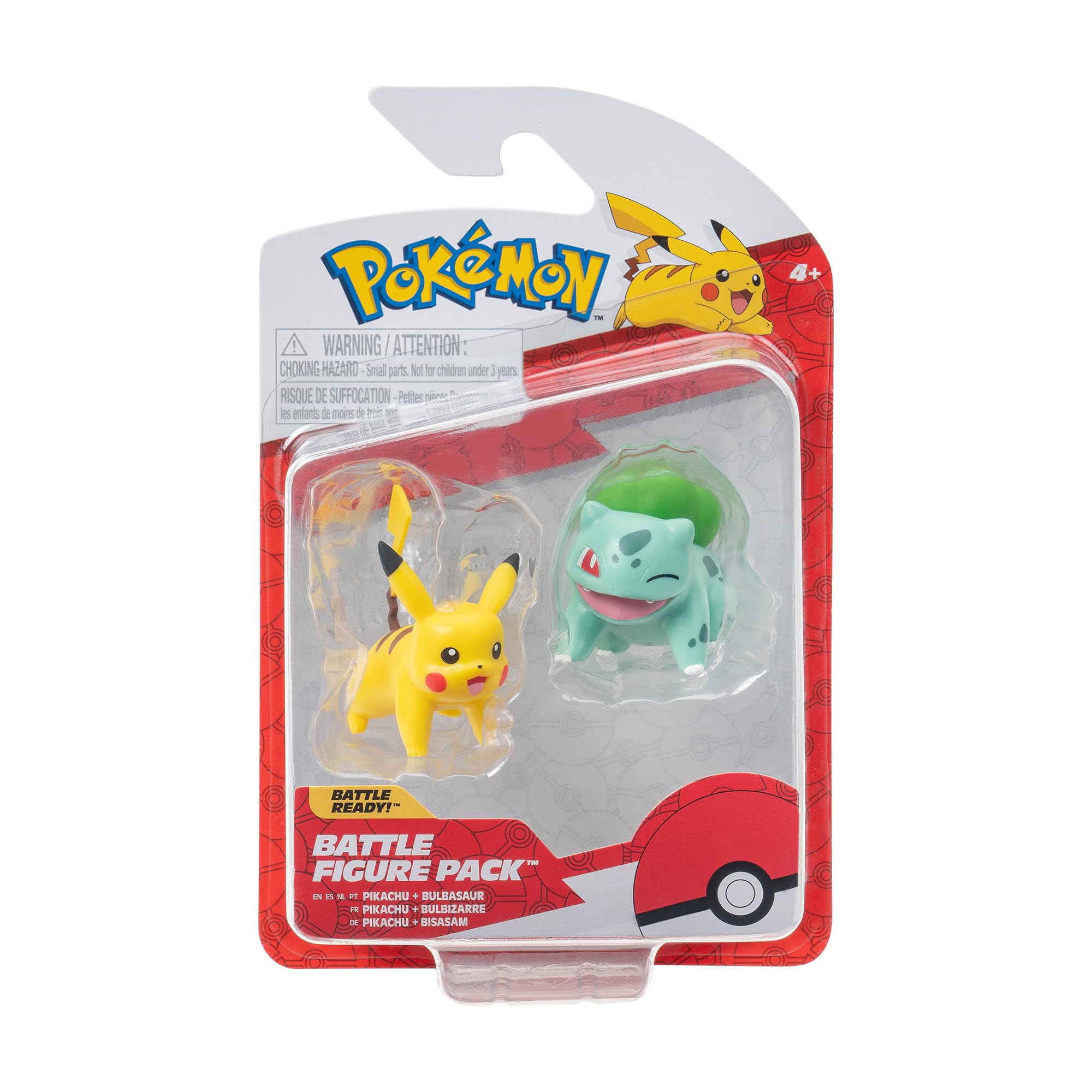 Pack 2 figurines First Partner Set Holiday Bulbizarre #2 et Pikachu #3 - Pokémon - Battle figure