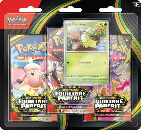 Tripack ME03 Équilibre Parfait FR - Pokémon JCC - Méga Évolution