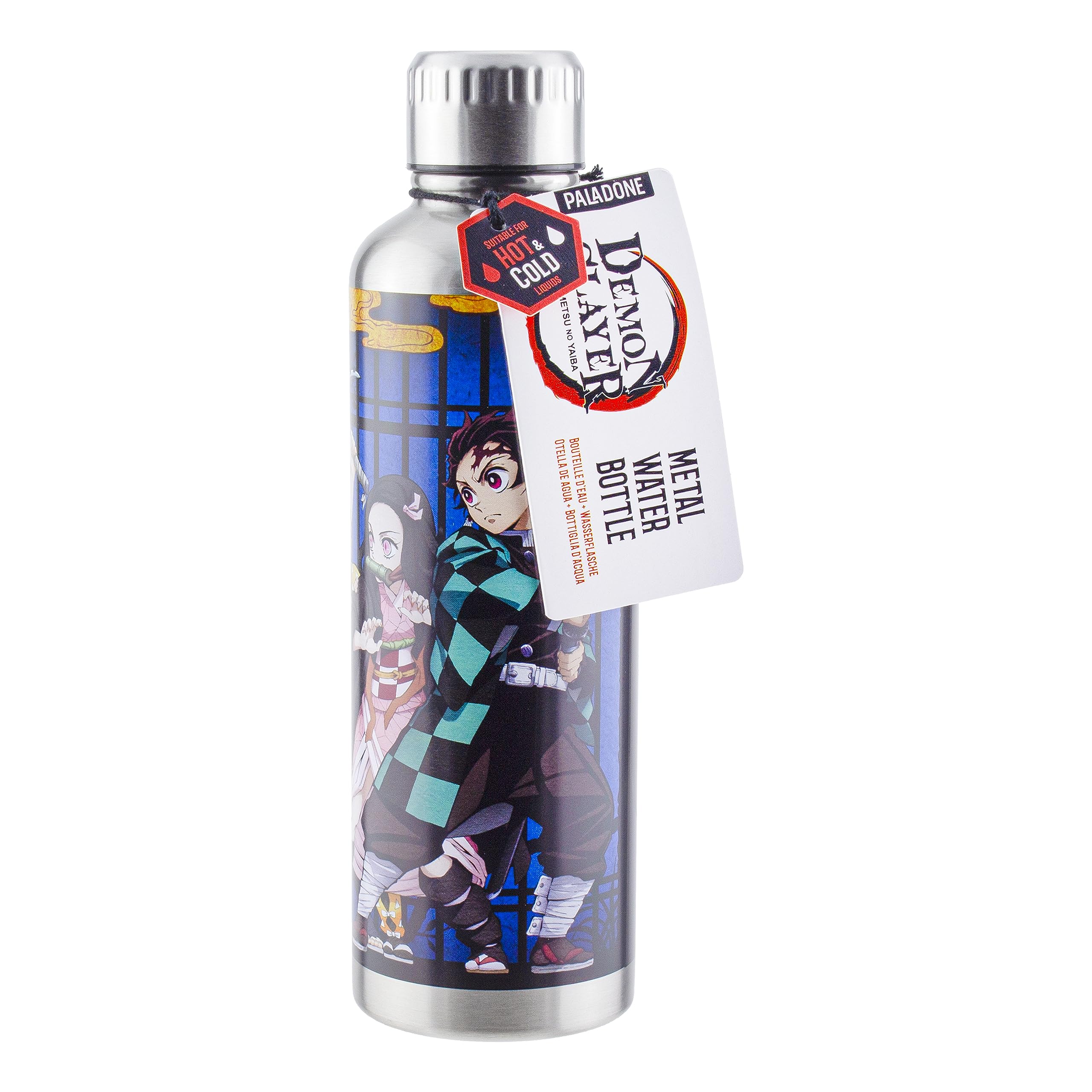 Bouteille en Métal de qualité supérieur (450ml) - Demon Slayer: Kimetsu no Yaiba