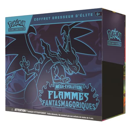 Coffret Dresseur d'Élite (ETB) ME02 Flammes Fantasmagoriques (FR) - Pokémon JCC - Méga-Évolution