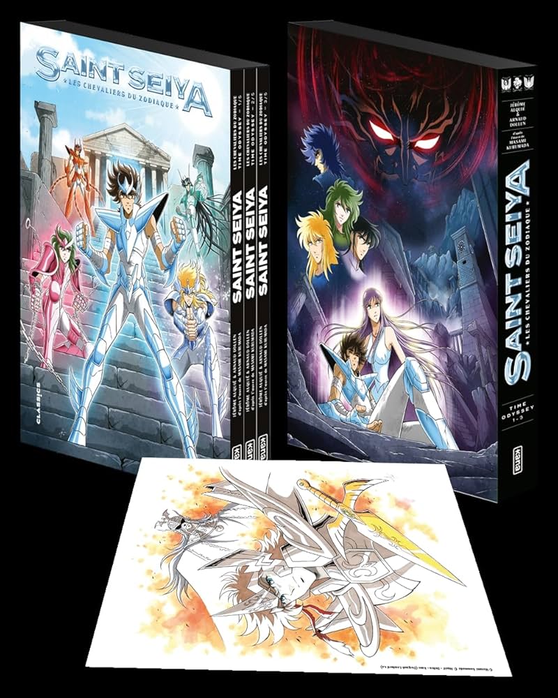 Saint Seiya Time Odyssey - Coffret Tome 1 à 3 et Ex-Libris - La BD