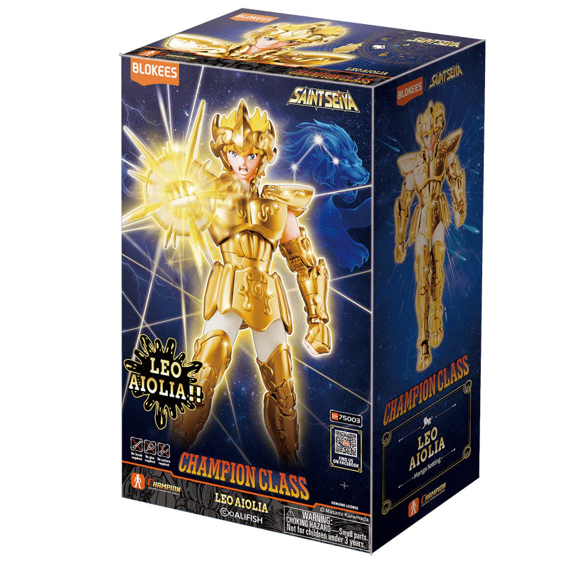 Figurine Maquette Leo Aiolia - Saint Seiya - Blokees Model Kit Champion Class