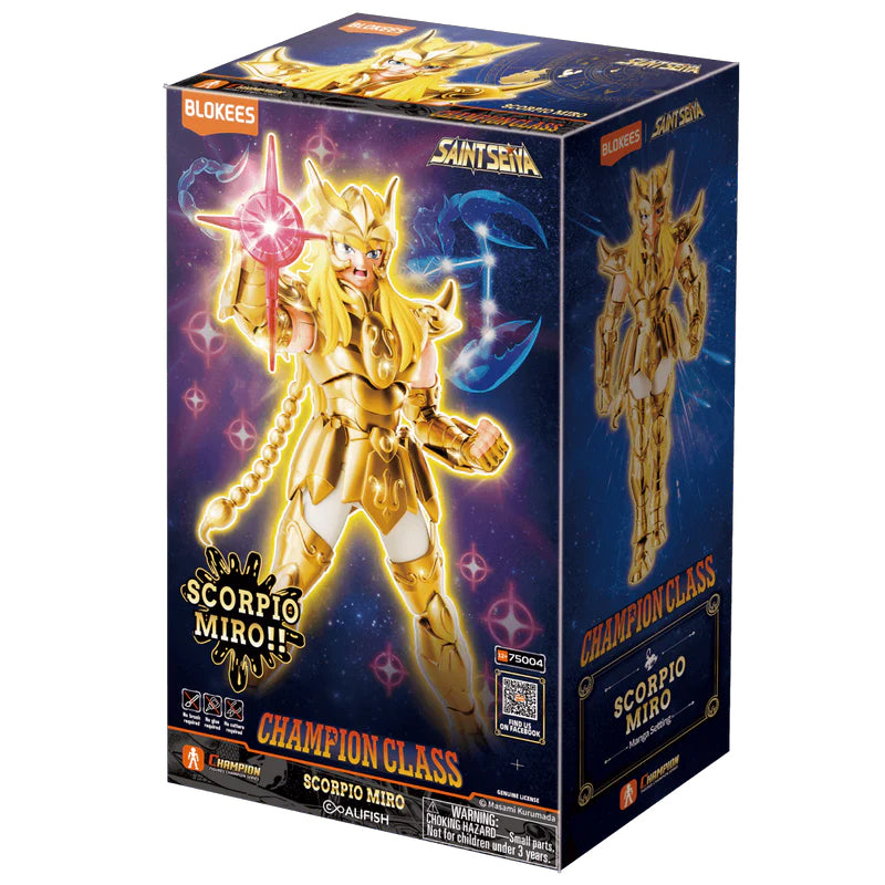 Figurine Maquette Scorpio Milo - Saint Seiya - Blokees Model Kit Champion Class
