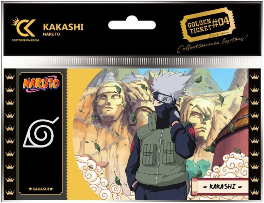 Ticket Kakashi Hatake #04 - Naruto - Golden Ticket Black Edition (4000 Exemplaires)