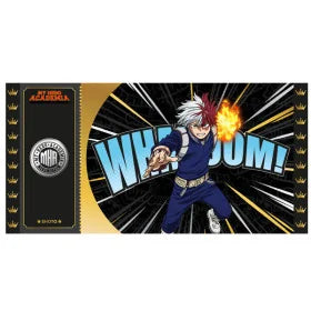 Ticket Shoto Todoroki #01 - My Hero Academia - Golden Ticket Black Edition (4000 Exemplaires)
