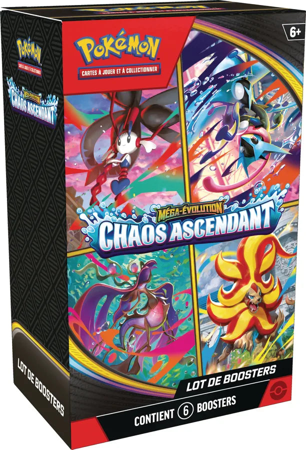 Bundle ME04 Chaos Ascendant FR (6 boosters) - Pokémon JCC - Méga Évolution