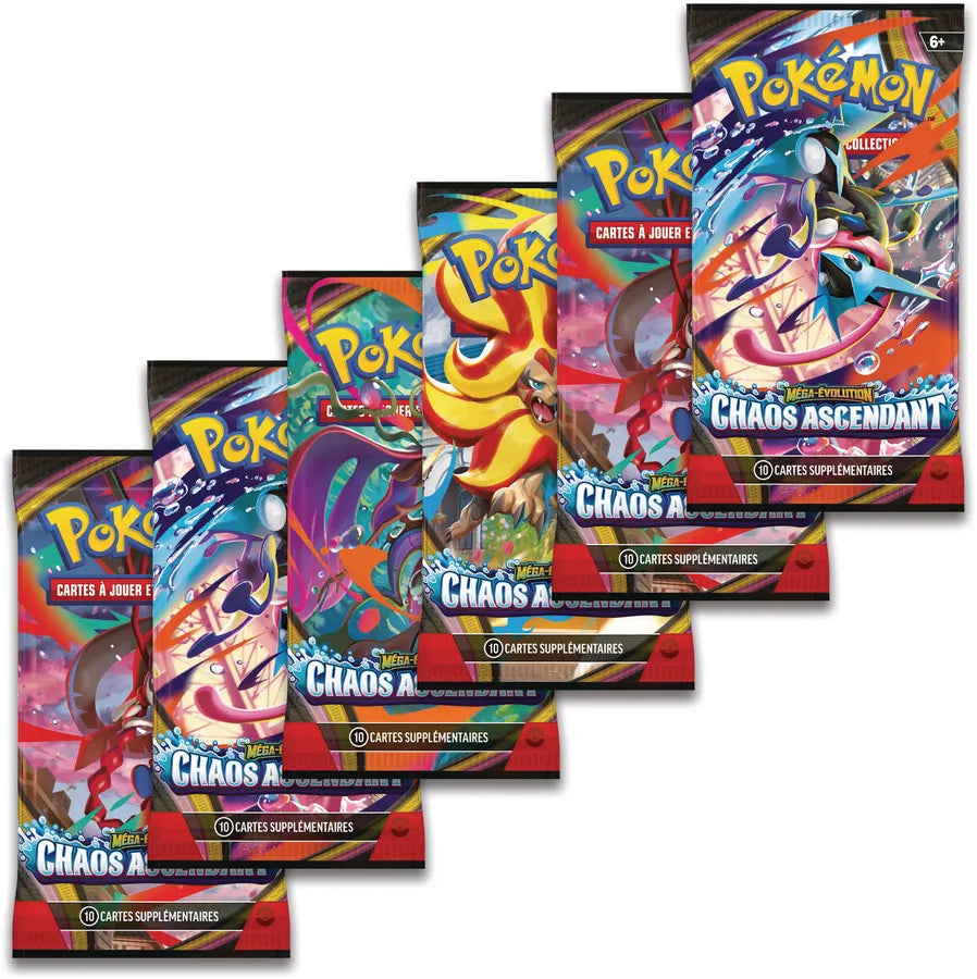 Bundle ME04 Chaos Ascendant FR (6 boosters) - Pokémon JCC - Méga Évolution