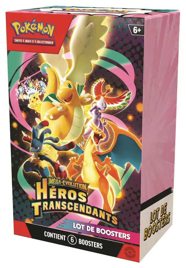 Bundle (ETB) ME2.5 Héros Transcendants FR (6x boosters) - Pokémon JCC - Méga Évolution