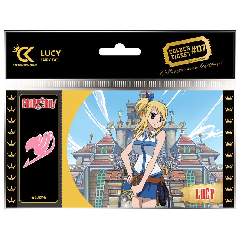 Ticket Ticket Lucy V2 #07 - Fairy Tail - Golden Ticket Black Edition (2000 Exemplaires)