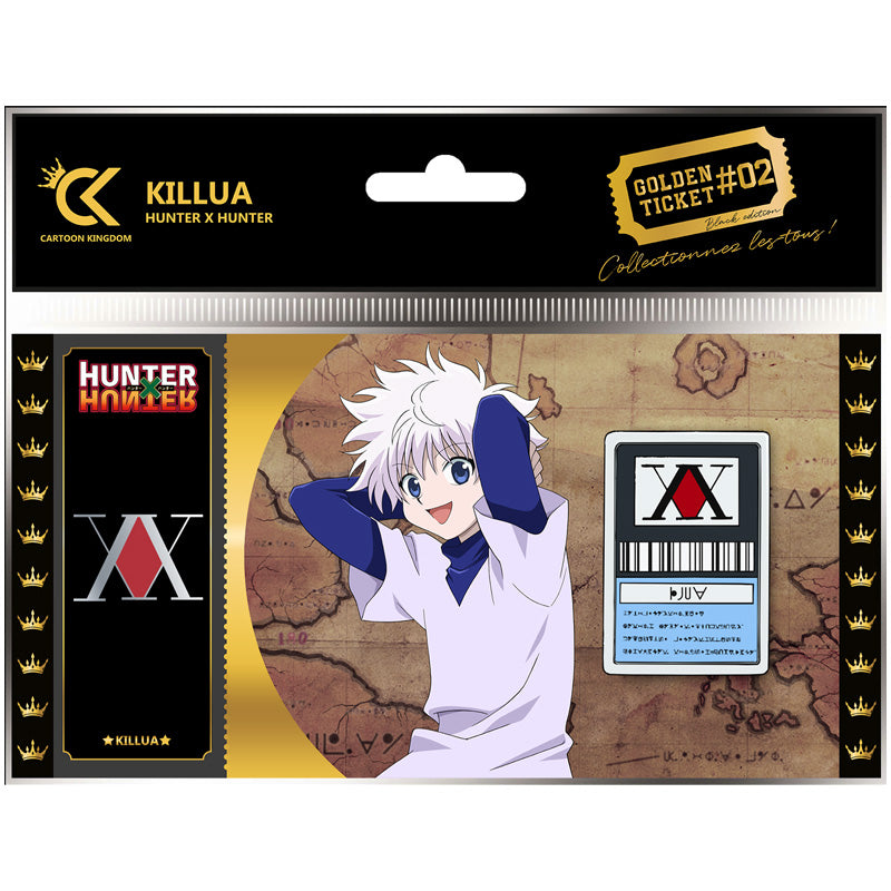 Ticket Killua #01 - Hunter X Hunter - Golden Ticket Black Edition (2000 Exemplaires)
