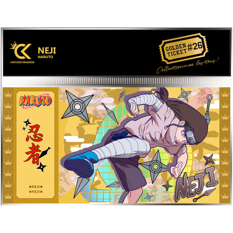 Ticket Neji #02 - Naruto - Golden Ticket