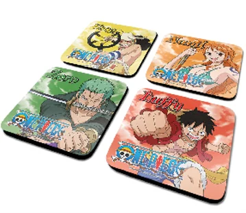 Lot de 4 Sous-Verres - One Piece