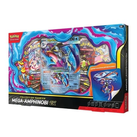Coffret Collection Premium Méga-Amphinobi-ex FR - Pokémon JCC  -  Méga-Évolution