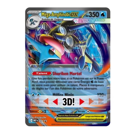 Coffret Collection Premium Méga-Amphinobi-ex FR - Pokémon JCC  -  Méga-Évolution