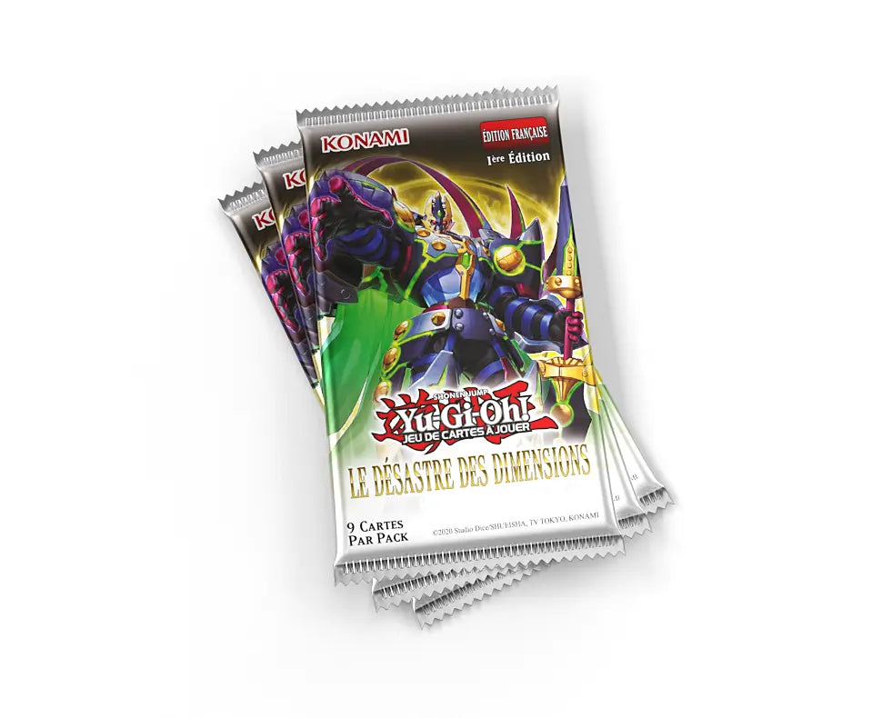 Pack de 3 Boosters Le Désastre des Dimensions (24 Boosters) FR - Yu-Gi-Oh JCC