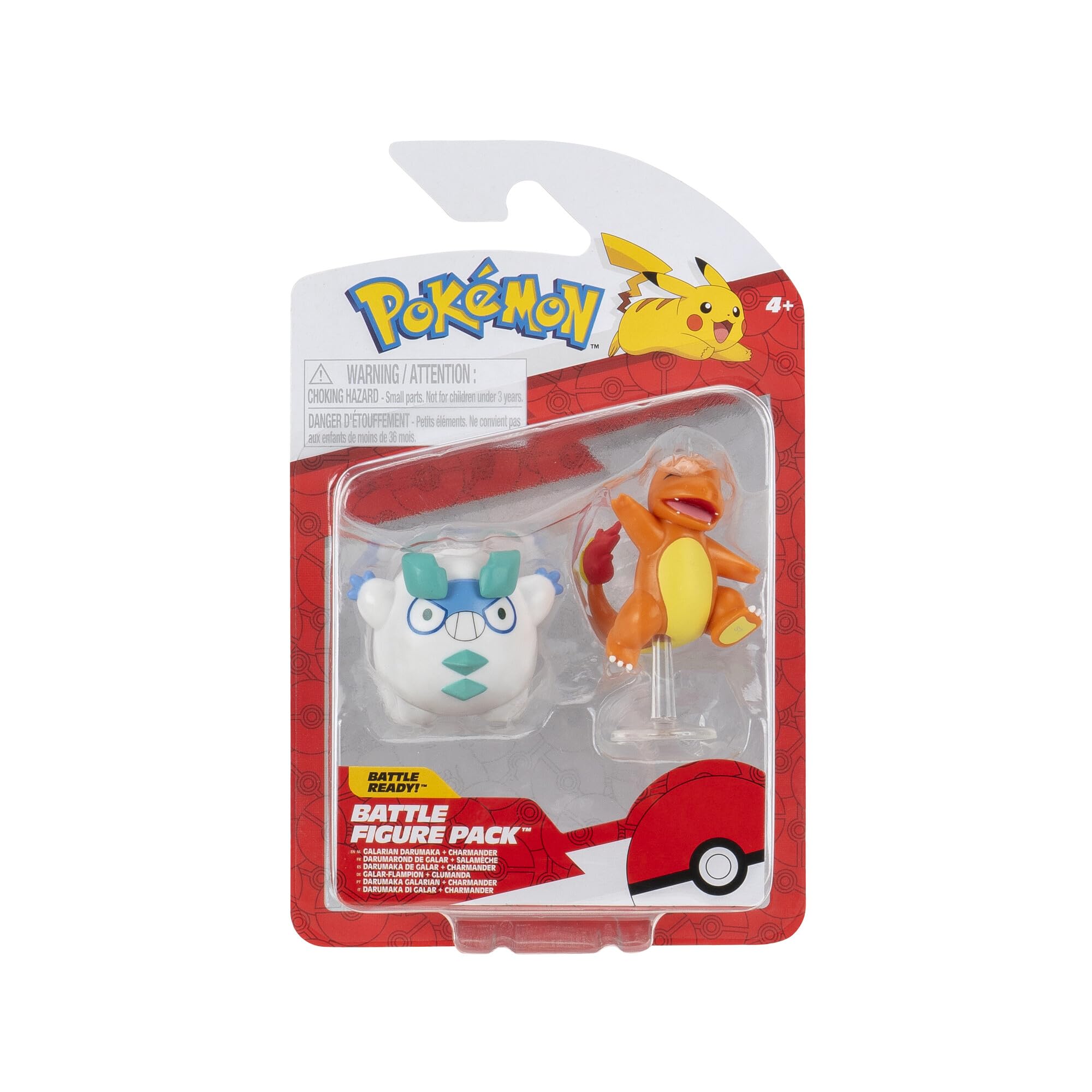 Pack 2 figurines Darumarond & Salamèche #5 - Pokémon - Battle figure